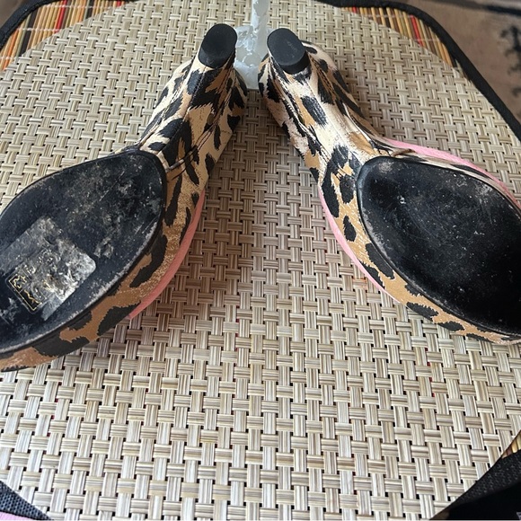 Casadei Pink Wedge Sandals size 6 1/2 - Picture 4 of 5